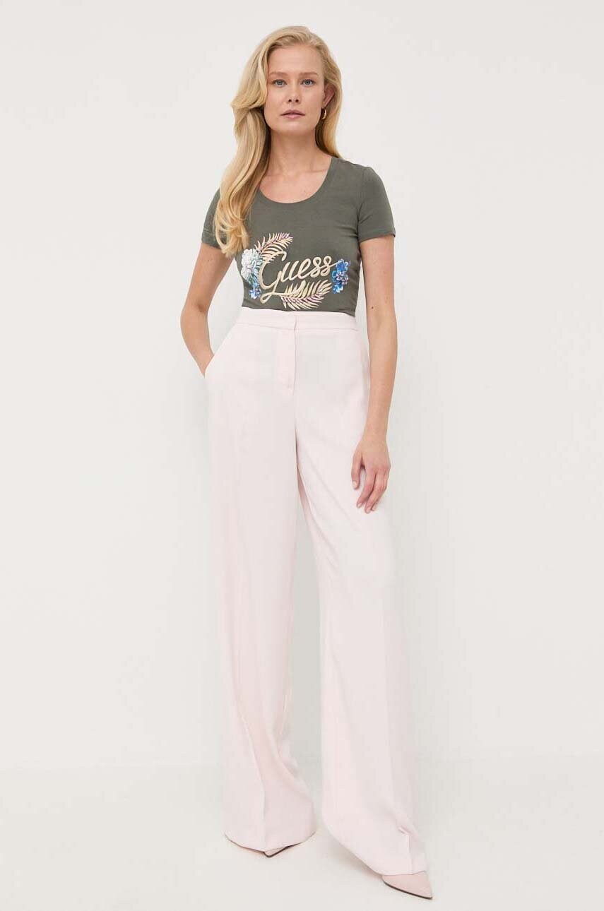 Футболка Guess жіночий колір зелений