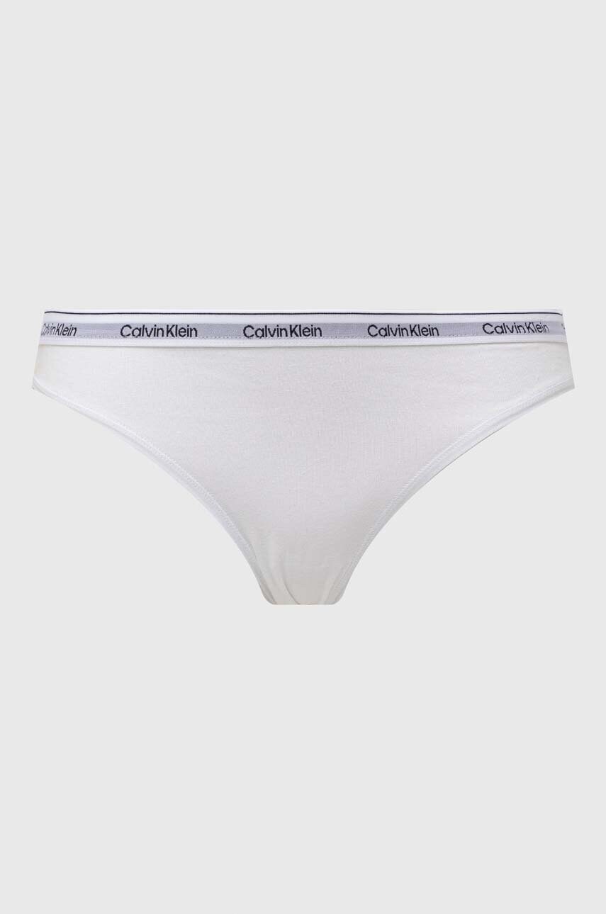 Труси Calvin Klein Underwear 3-pack колір білий 000QD5207E