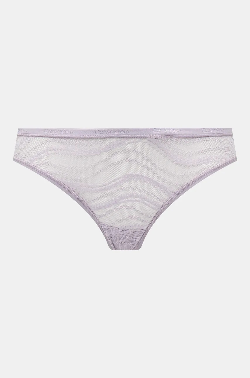Стринги Calvin Klein Underwear 3-pack колір сірий 000QD5216E