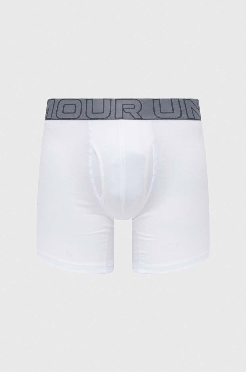 Боксери Under Armour 3-pack чоловічі колір білий
