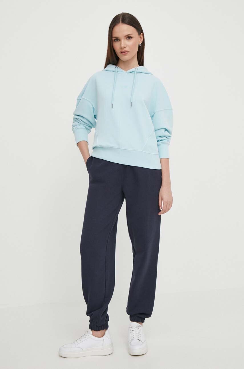 Кофта Pepe Jeans Lynette HOODIE жіноча з капюшоном однотонна PL581439