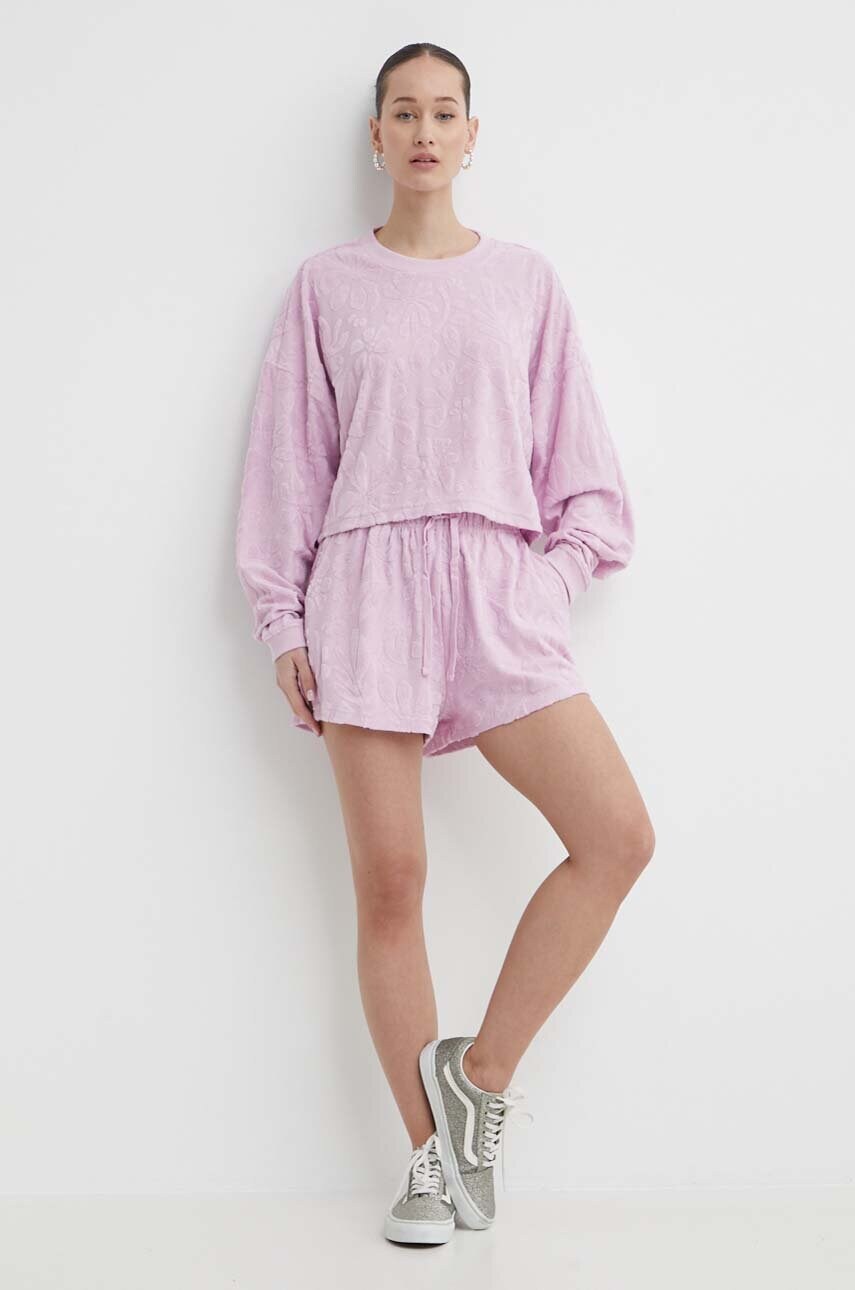 Кофта Billabong жіноча колір рожевий візерунок
