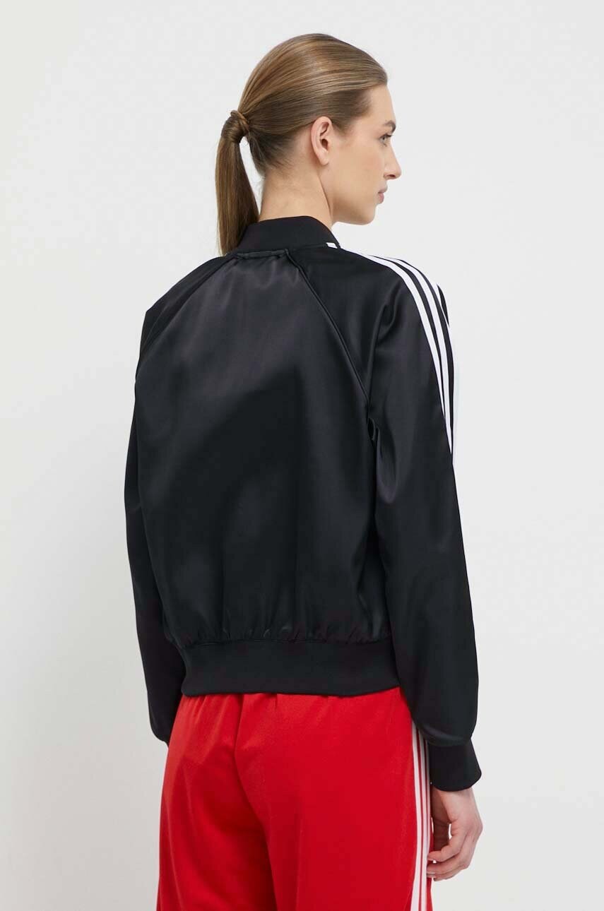 Кофта adidas Originals жіноча колір чорний з аплікацією