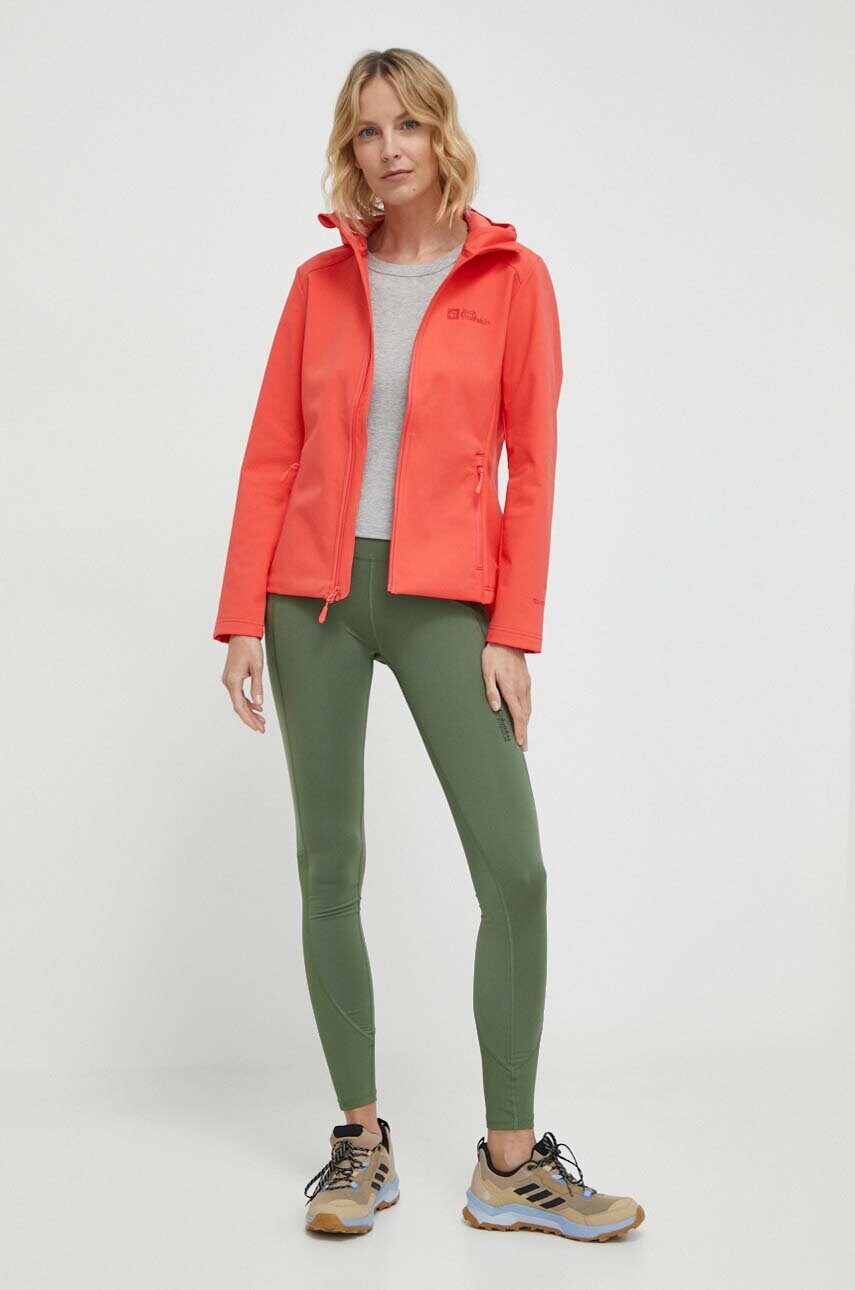 Куртка outdoor Jack Wolfskin Bornberg Hoody колір червоний