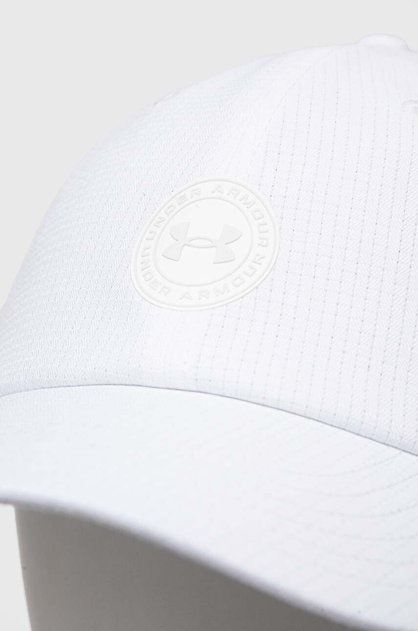 Кепка Under Armour Iso Chill Armourvent колір білий однотонна