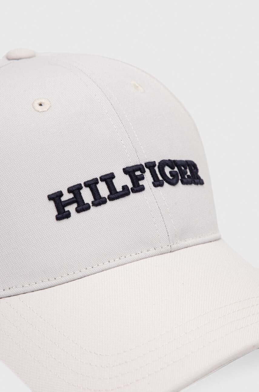 Кепка Tommy Hilfiger колір сірий з аплікацією