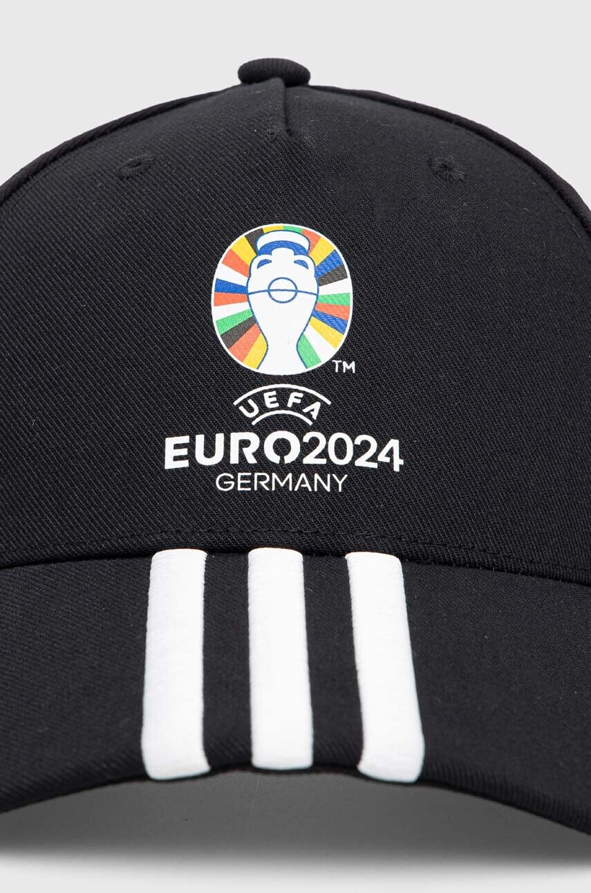 Кепка adidas Performance Euro 2024 колір чорний з аплікацією IT3313