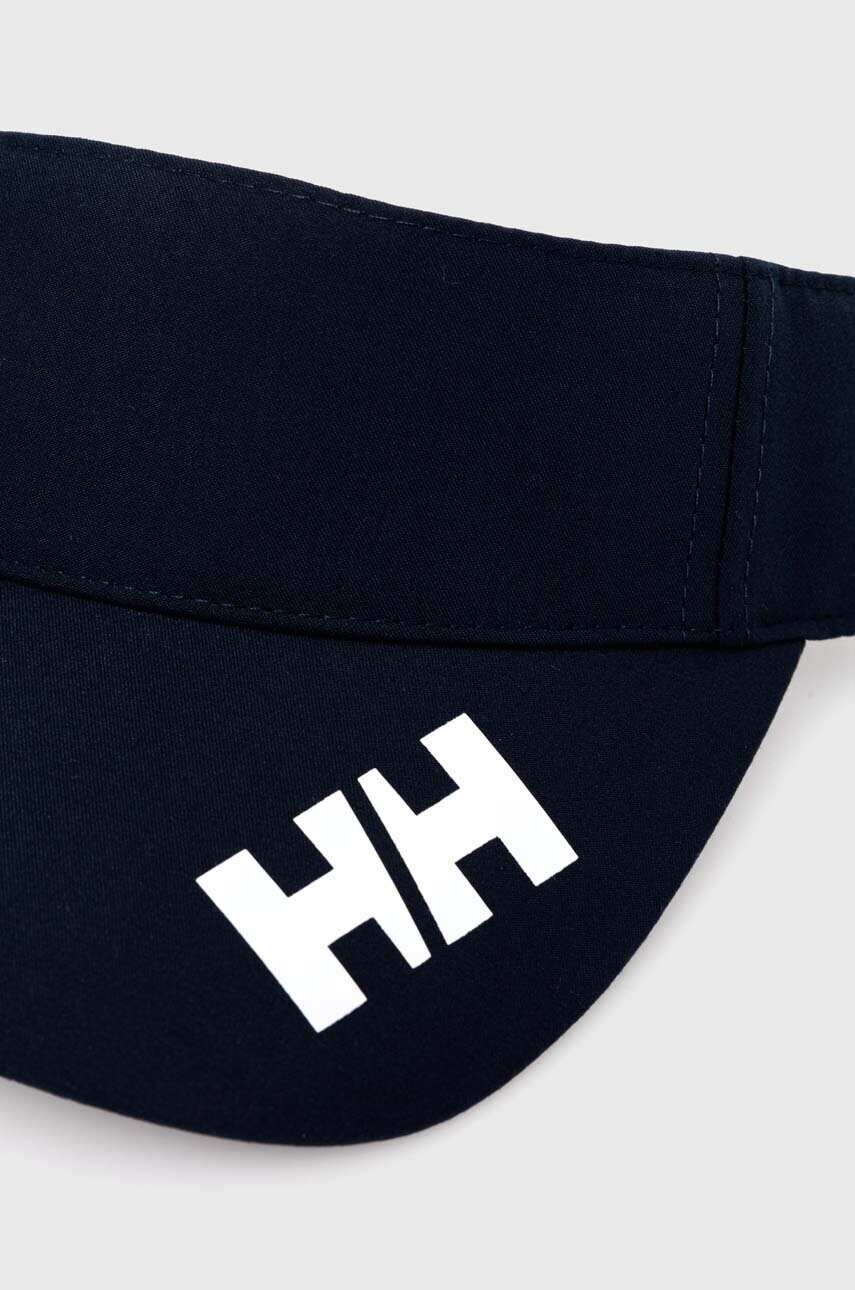 Козирок від сонця Helly Hansen колір синій з принтом