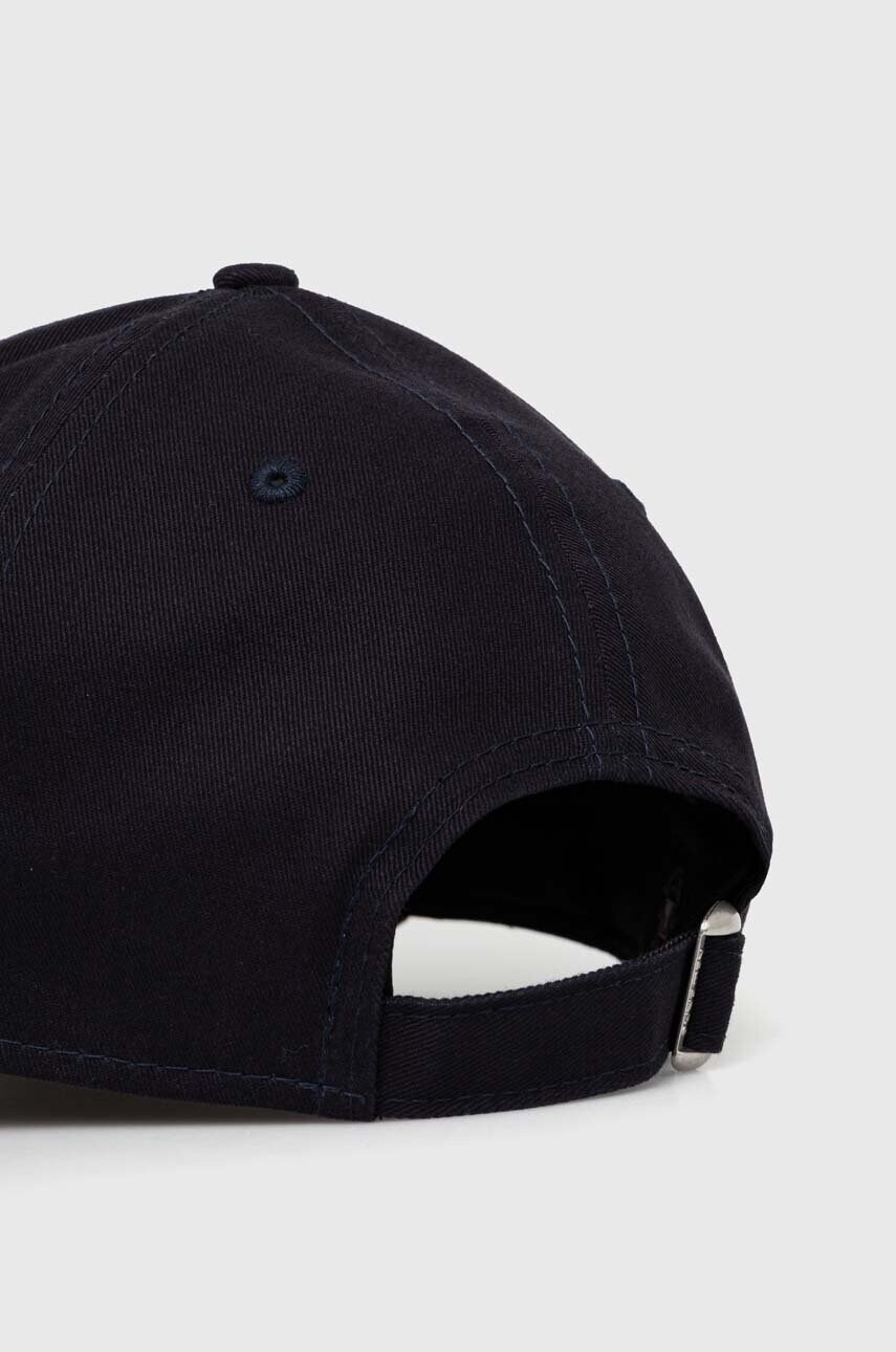Бавовняна бейсболка New Era колір синій з аплікацією LOS ANGELES DODGERS