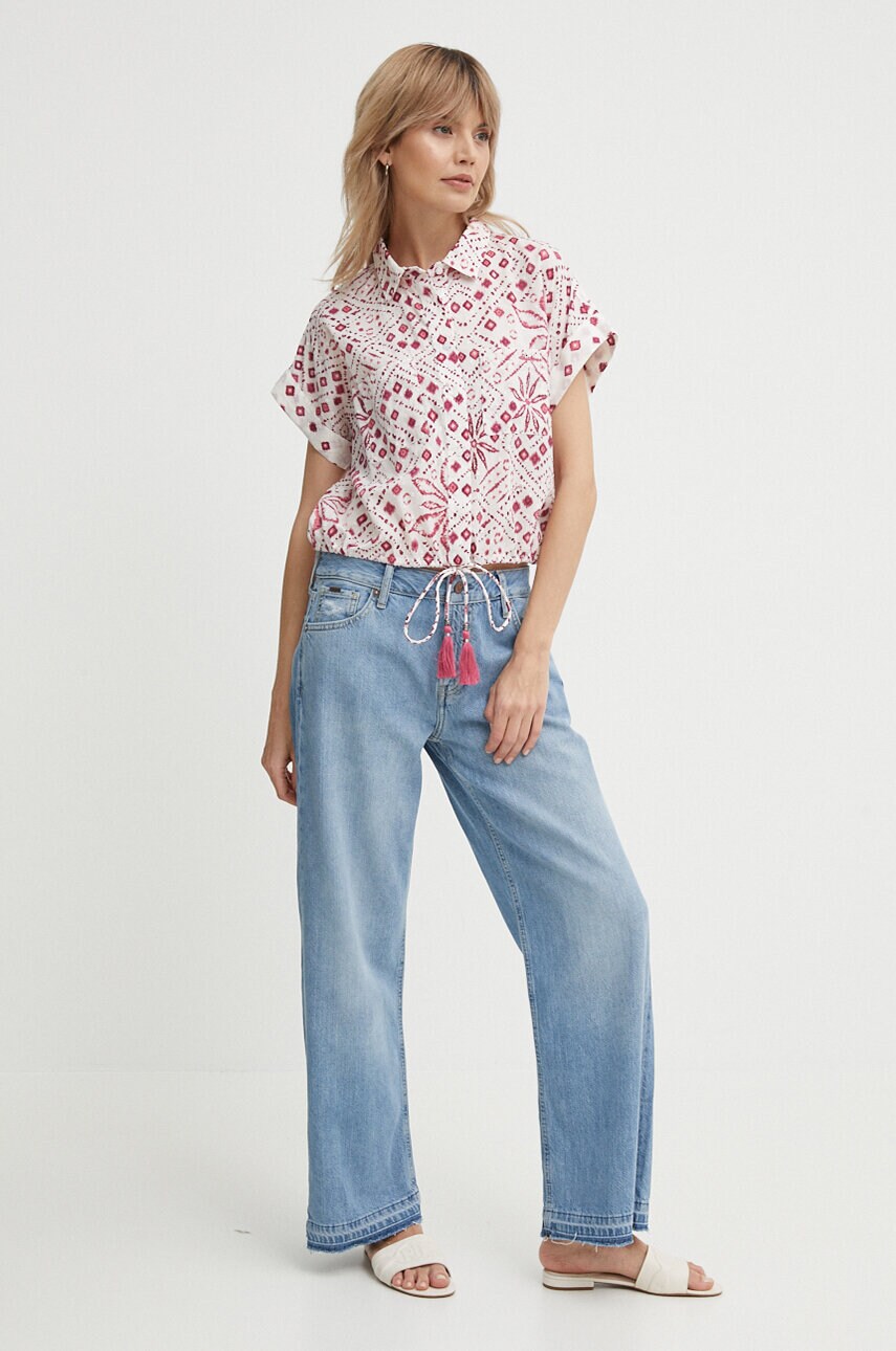 Сорочка Pepe Jeans DULCE жіноча relaxed класичний комір PL304820