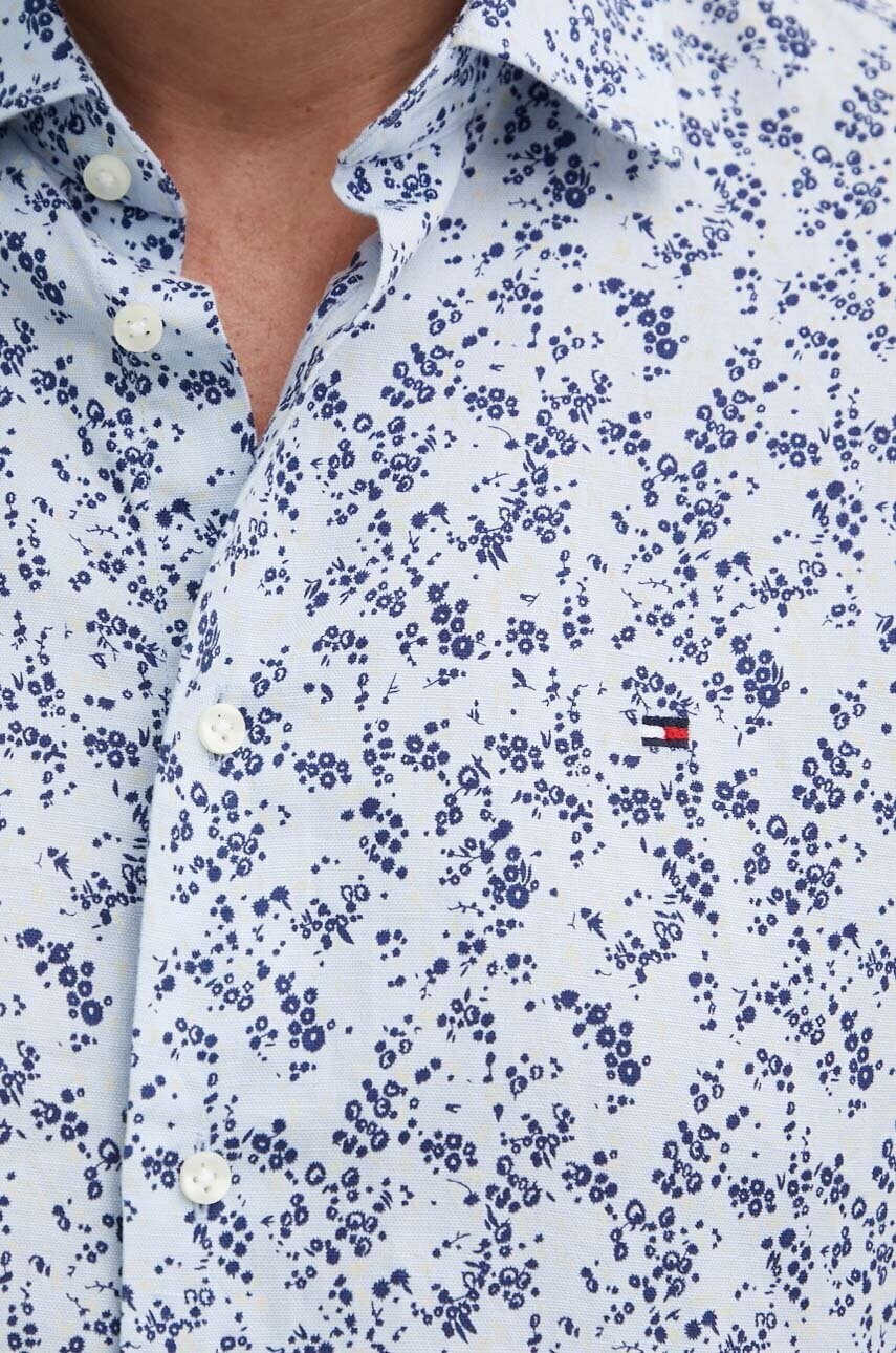 Сорочка з домішкою льону Tommy Hilfiger regular класичний комір MW0MW35324