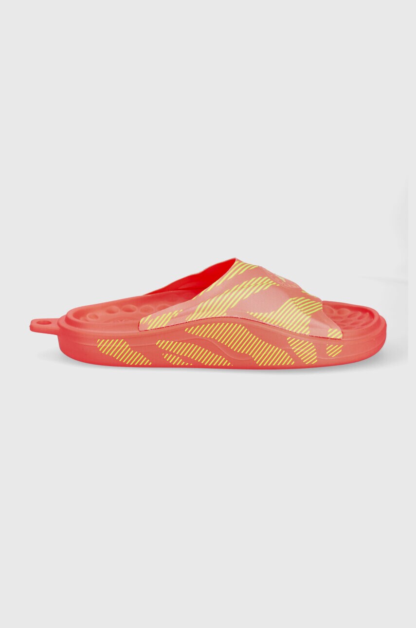 Шльопанці adidas by Stella McCartney жіночі колір рожевий на платформі IF6065