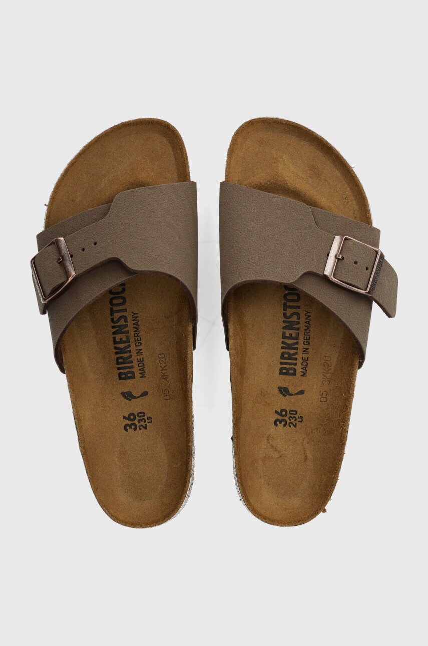 Шльопанці Birkenstock Catalina жіночі колір коричневий 1026510