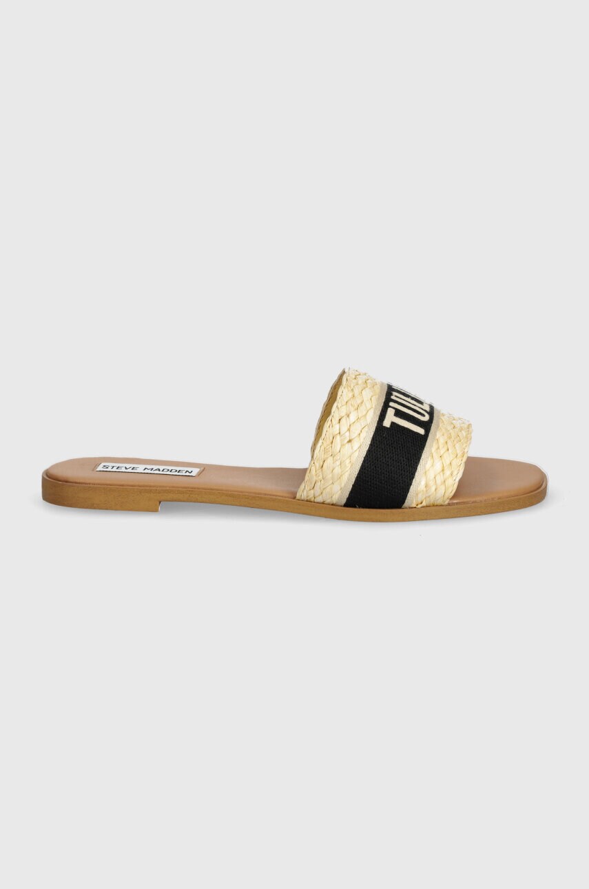 Шльопанці Steve Madden Knox жіночі колір бежевий SM11002574