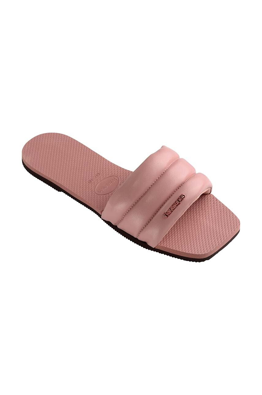 Шльопанці Havaianas YOU MILAN жіночі колір рожевий 4148312.3544