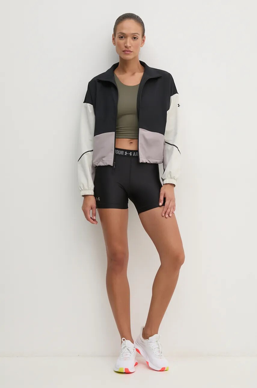 Куртка для тренувань Under Armour Unstoppable колір чорний перехідна oversize 1374889