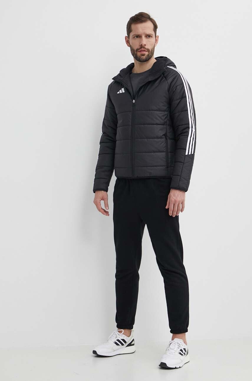 Спортивна куртка adidas Performance Tiro 24 колір чорний зимова IJ7388