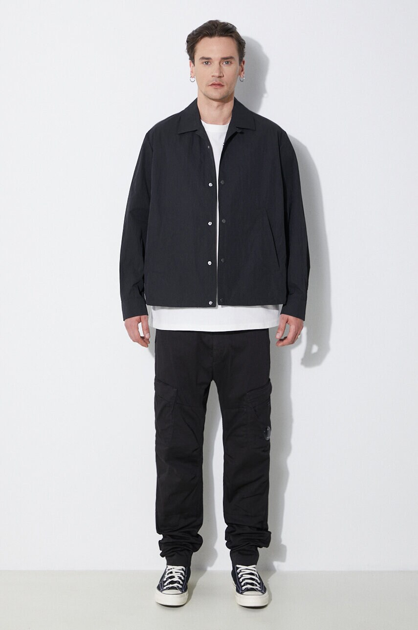 Куртка Neil Barrett Boxy Coach Jacket чоловіча колір чорний перехідна MY11097A-Y039-001N
