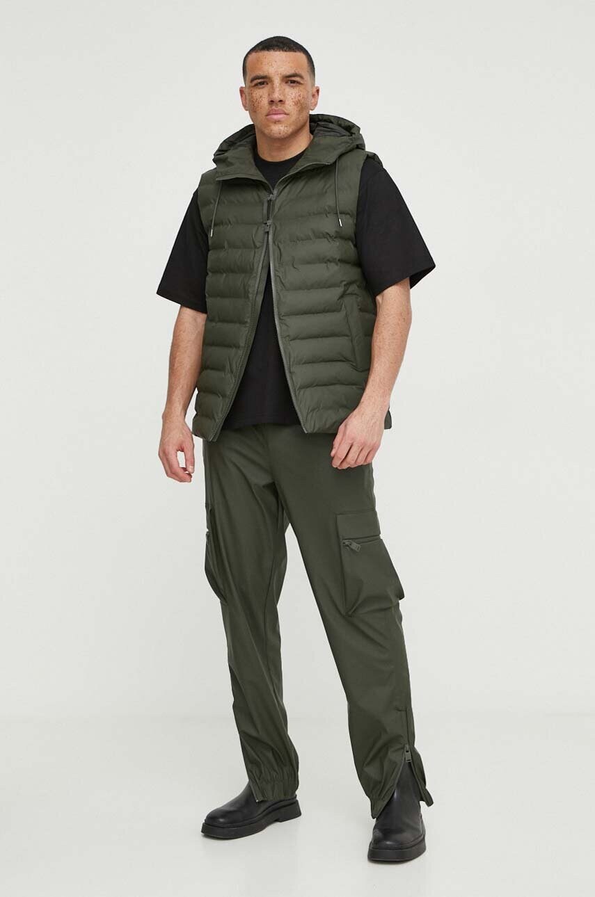 Безрукавка Rains 15840 Vests колір зелений перехідна