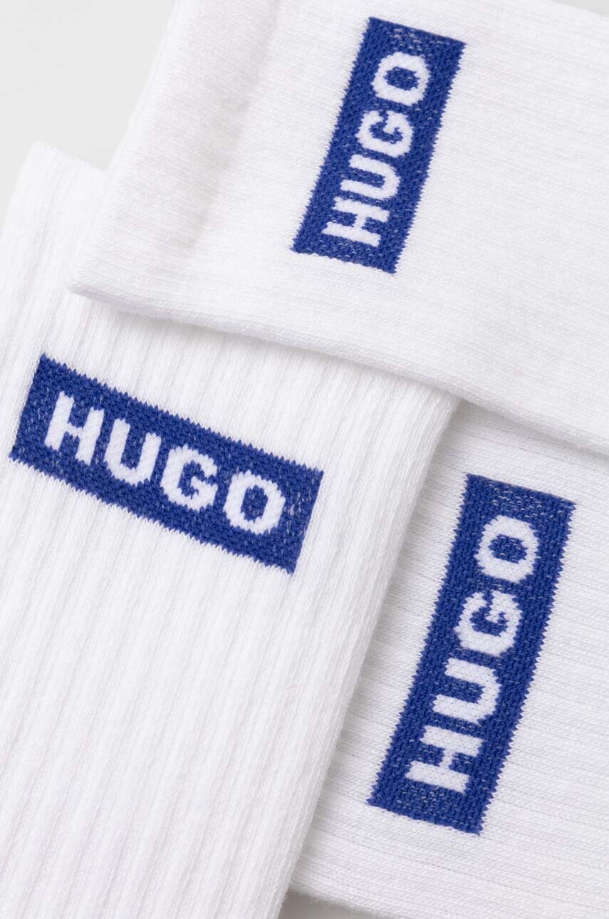 Шкарпетки Hugo Blue 3-pack жіночі колір білий
