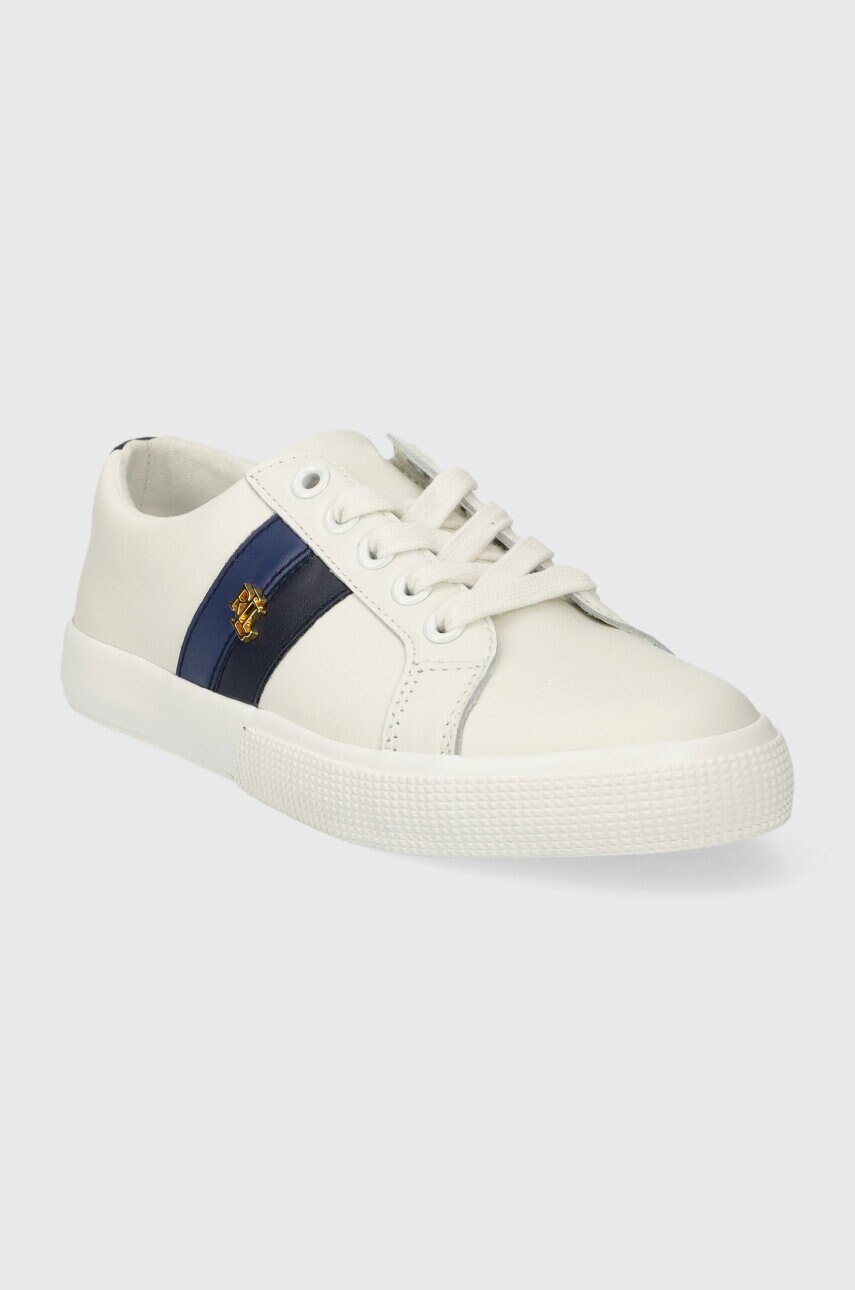 Шкіряні кеди Lauren Ralph Lauren Janson II колір білий 802925365002