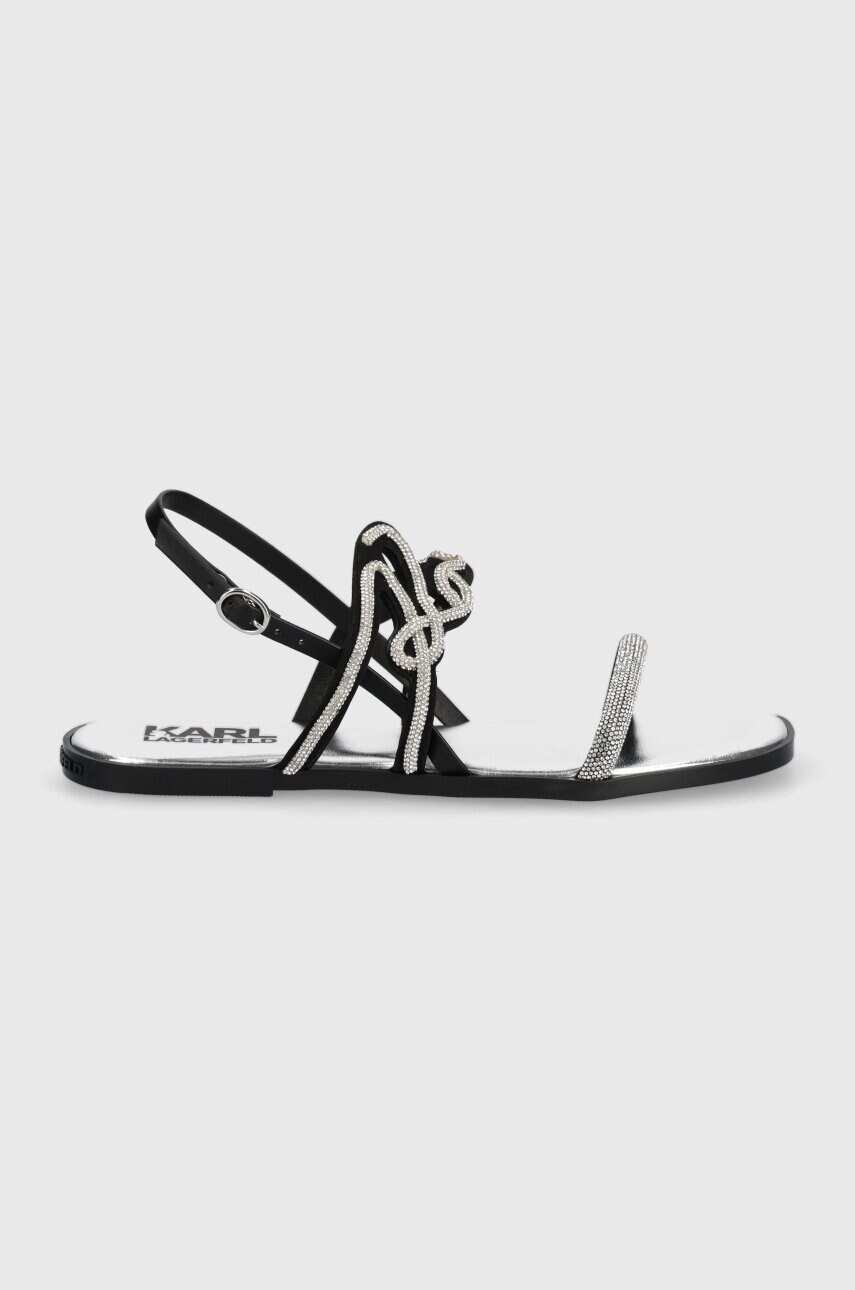 Сандалі Karl Lagerfeld OLYMPIA жіночі колір срібний KL87425