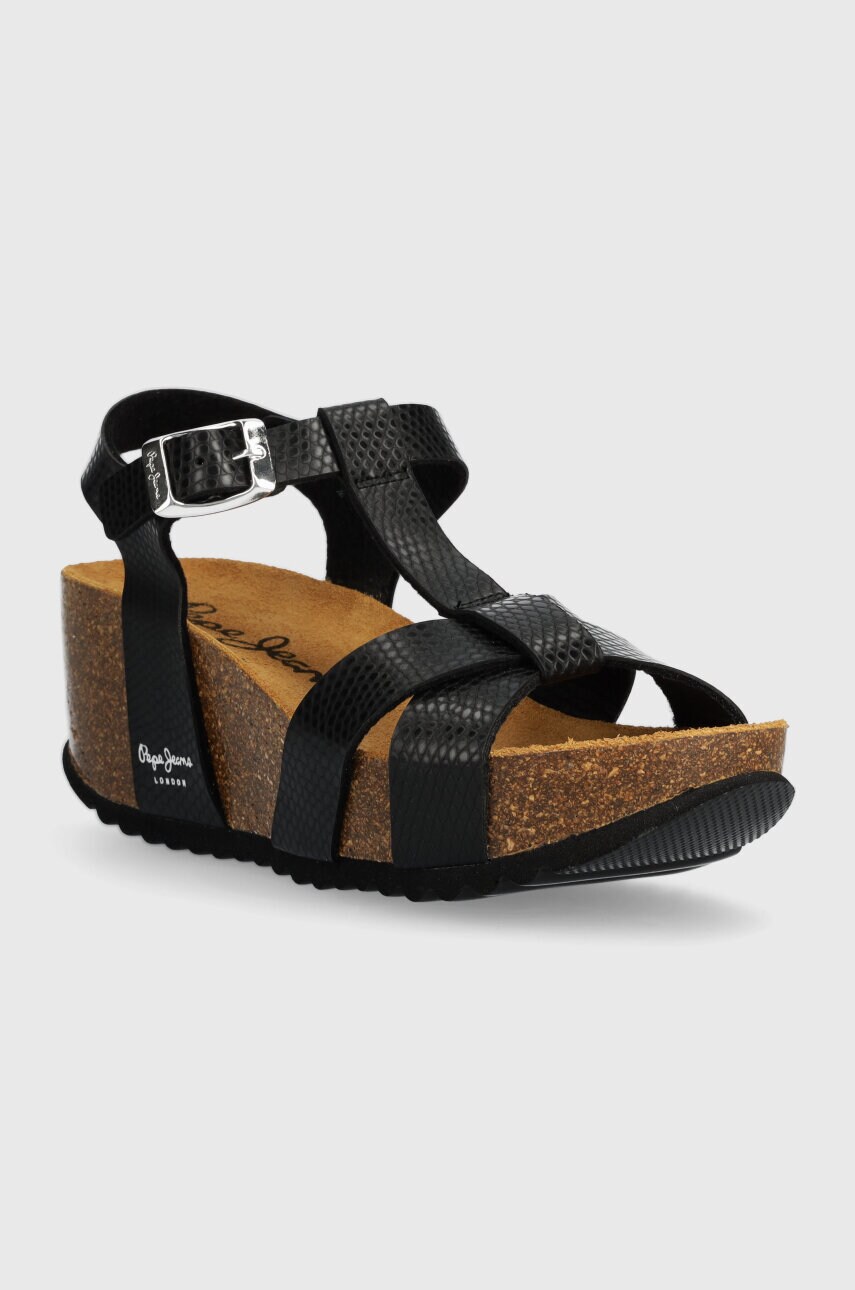 Сандалі Pepe Jeans PLS80007 колір чорний COURTNEY FREE