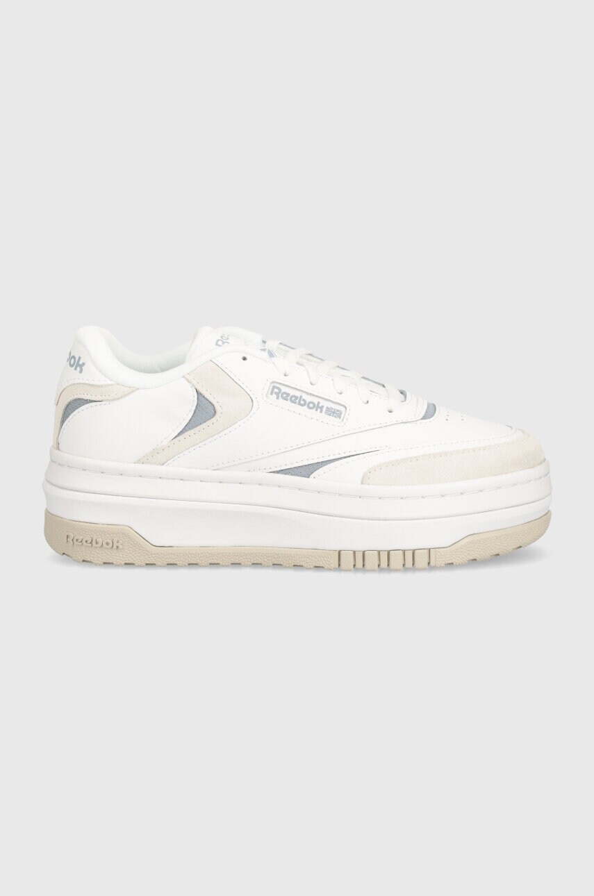 Шкіряні кросівки Reebok Classic Club C колір білий 100201959