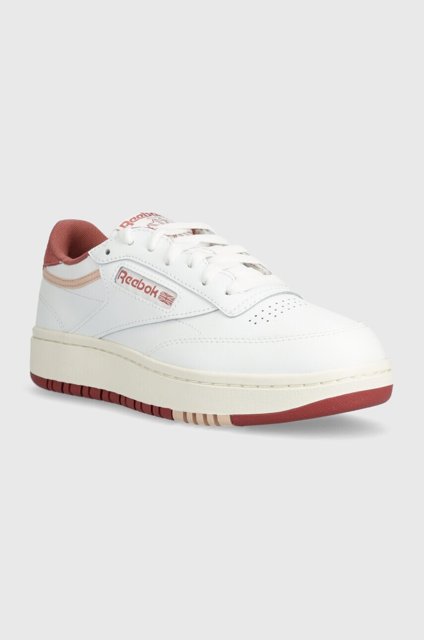 Шкіряні кросівки Reebok Classic CLUB C колір білий