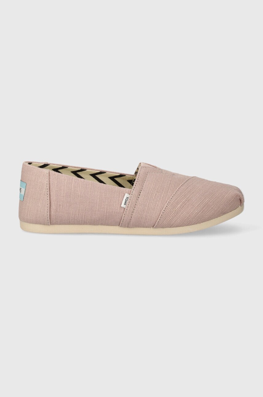 Кеди Toms Alpargata колір рожевий 10020660