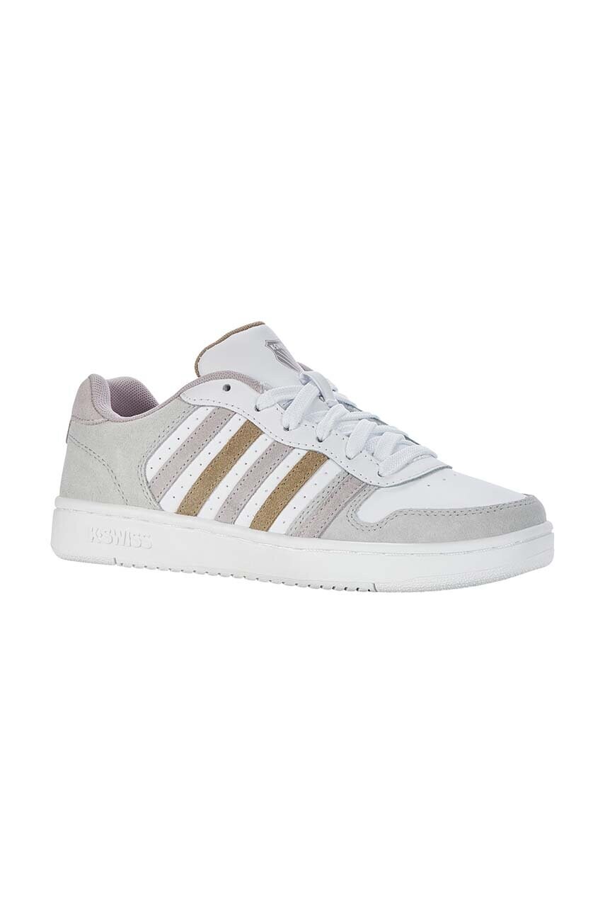 Шкіряні кросівки K-Swiss COURT PALISADES колір сірий 96931.181.M