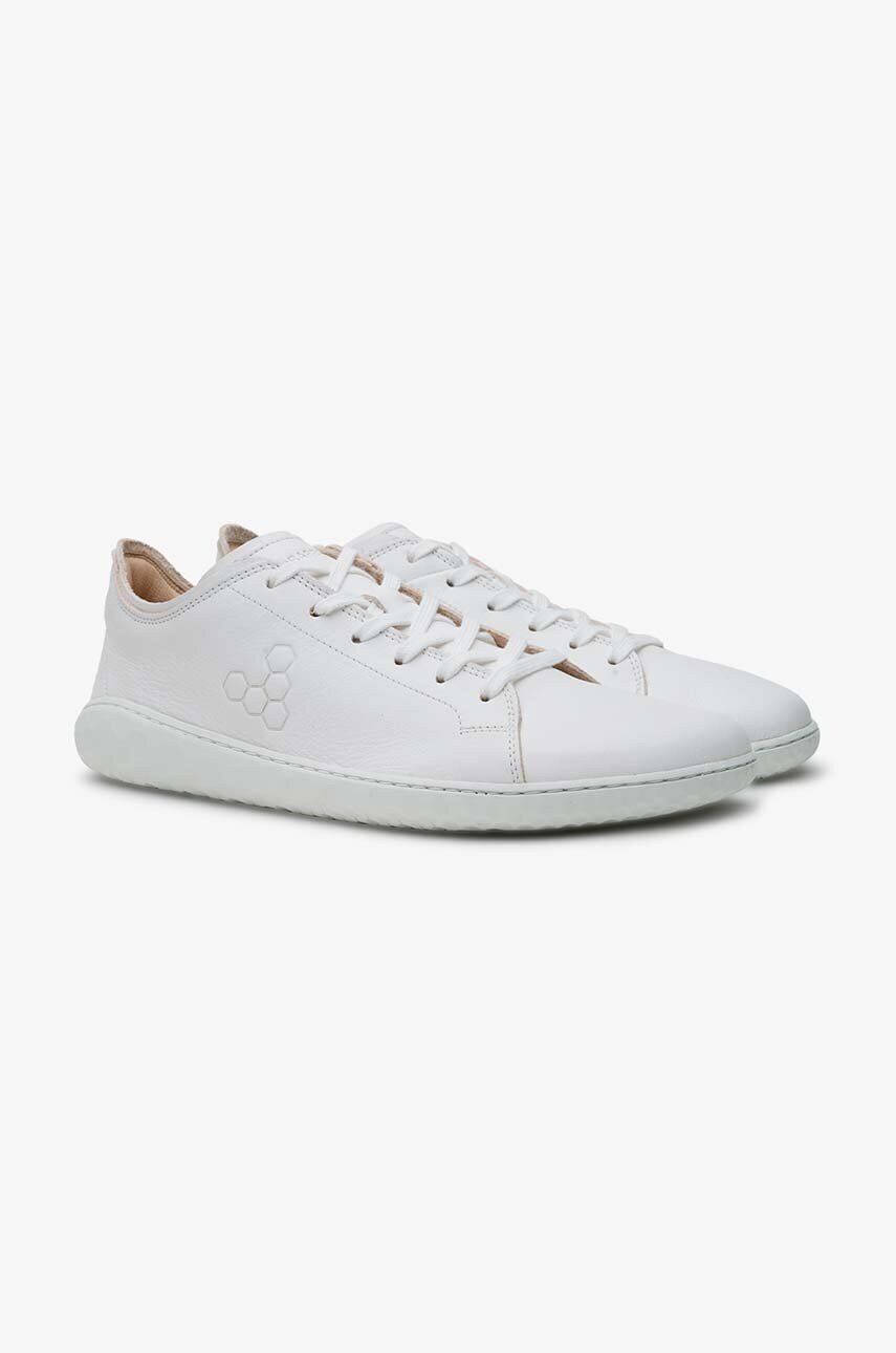 Шкіряні кросівки Vivobarefoot GEO COURT III колір білий 201056