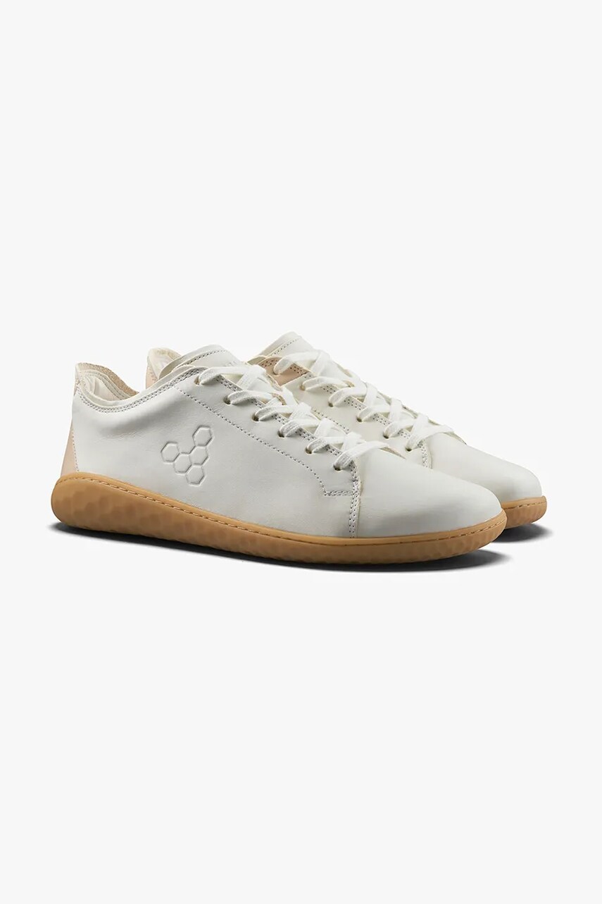 Шкіряні кросівки Vivobarefoot GEO COURT III колір рожевий 201056