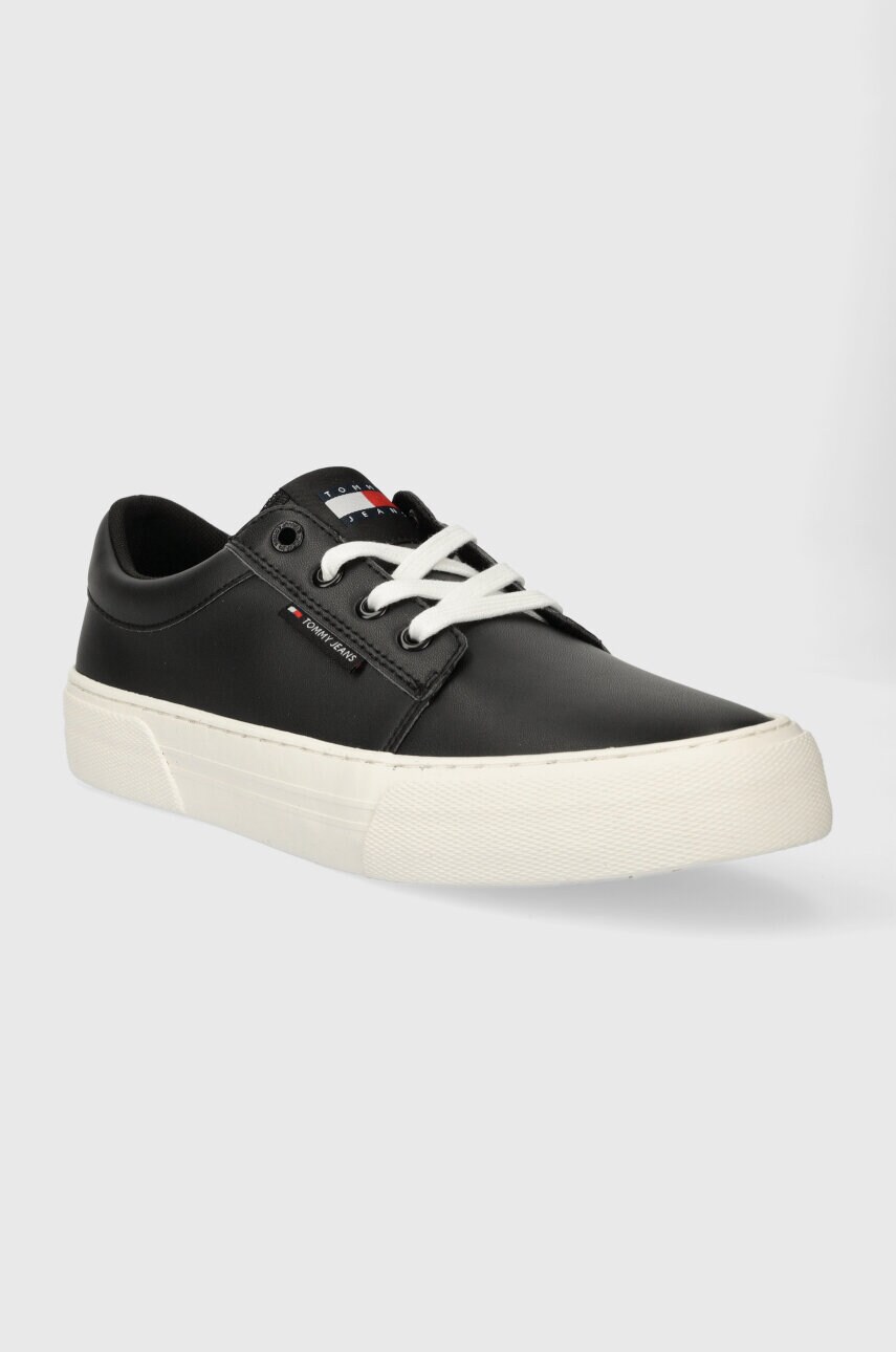 Кросівки Tommy Jeans TJM VULC. SKATE DERBY ESS колір чорний EM0EM01400
