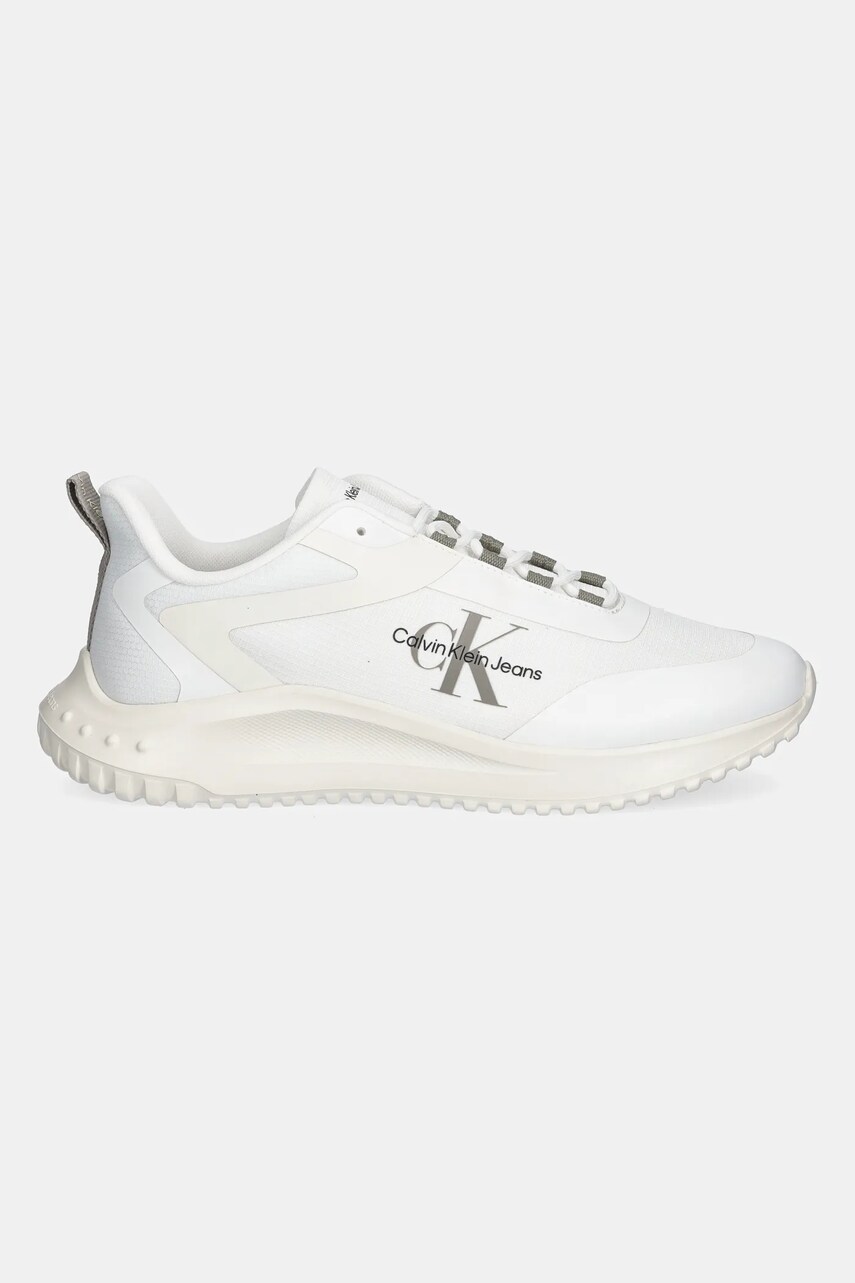 Кросівки Calvin Klein Jeans EVA RUNNER LOW LACE ML MIX колір білий YM0YM00968