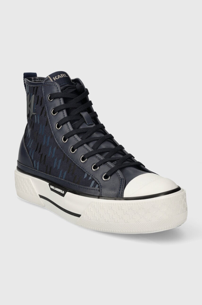 Кеди Karl Lagerfeld KAMPUS MAX чоловічі колір синій KL50454