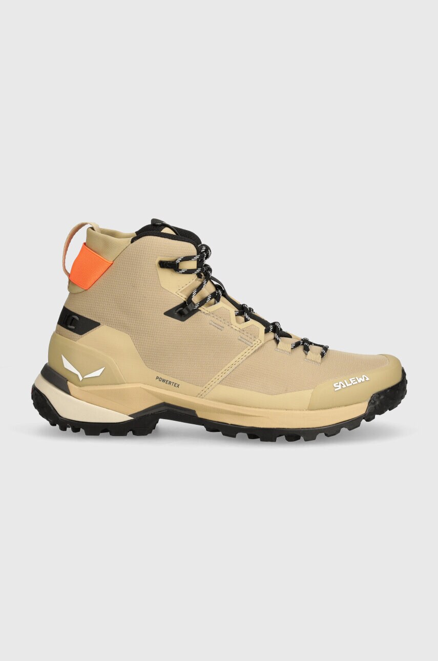 Черевики Salewa Puez Mid Powertex чоловічі колір бежевий 00-0000061438