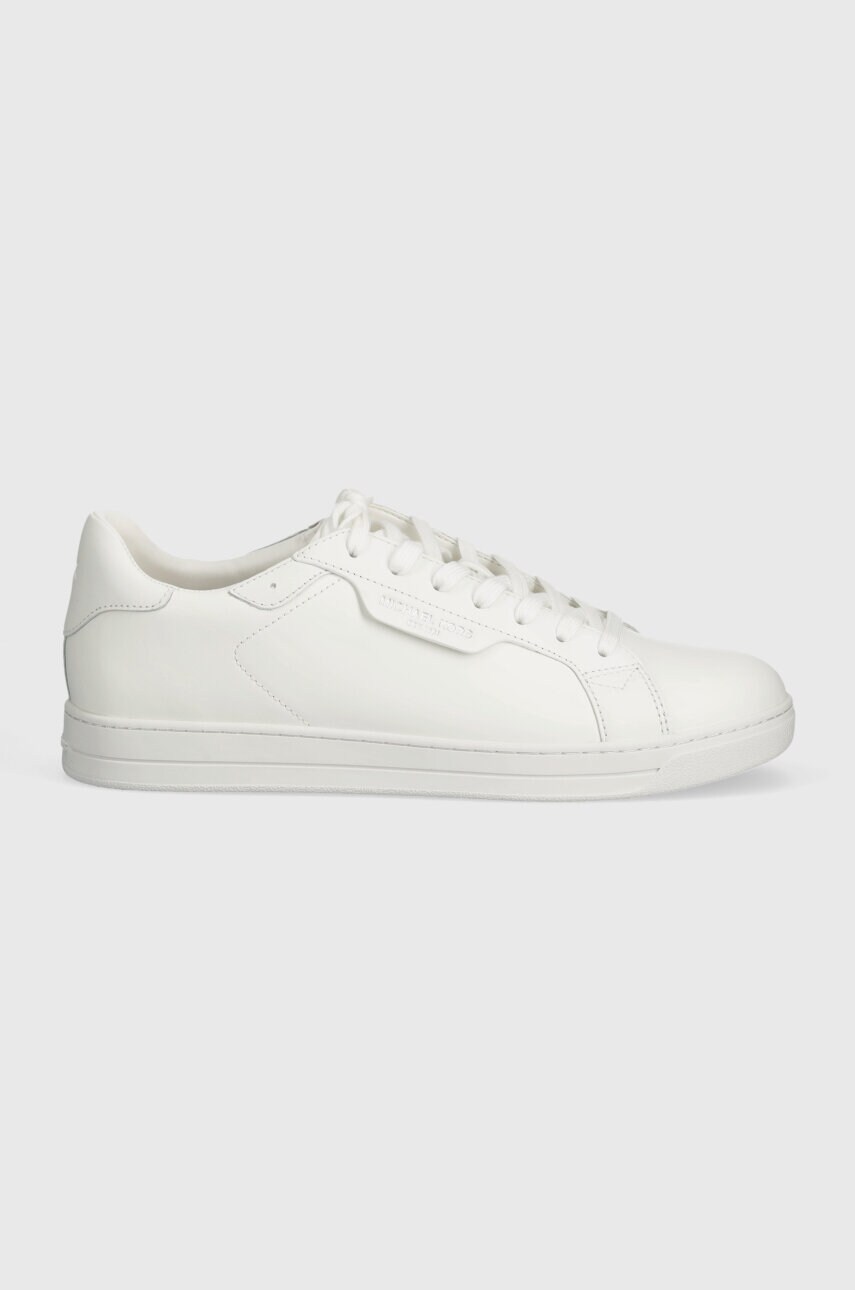 Шкіряні кросівки Michael Kors Keating Lace Up колір білий 42S4KEFS1L
