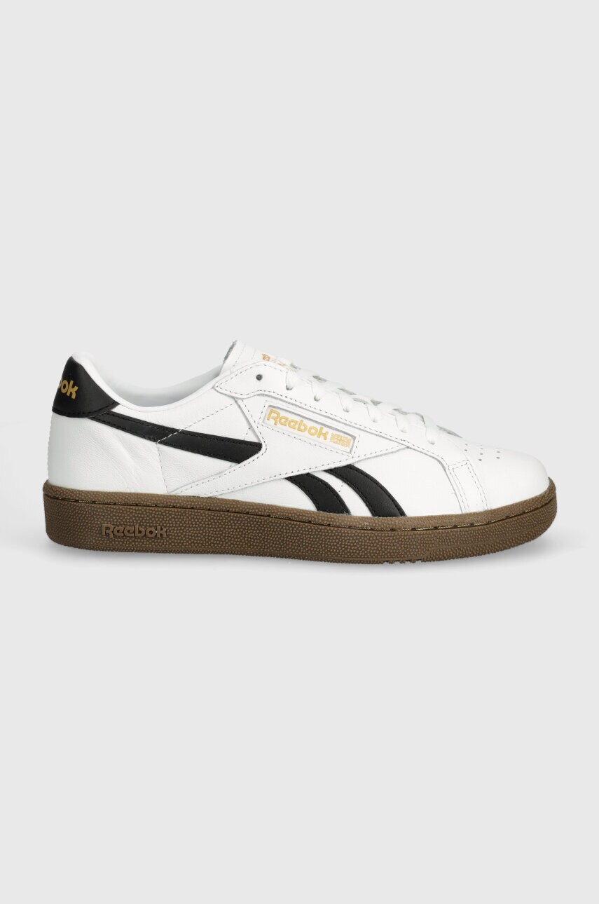 Шкіряні кросівки Reebok Classic Club C колір білий 100202325
