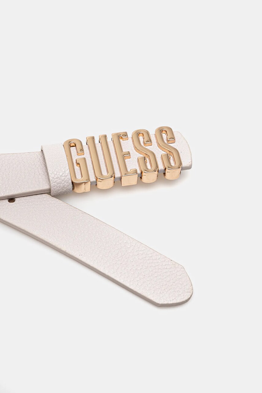 Ремінь Guess MERDIAN жіночий колір бежевий BW9114 P4225