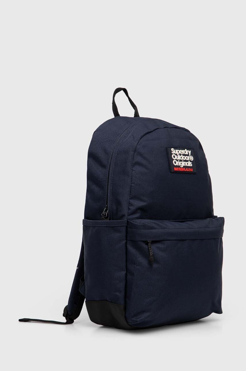 Рюкзак Superdry жіночий колір синій великий однотонний