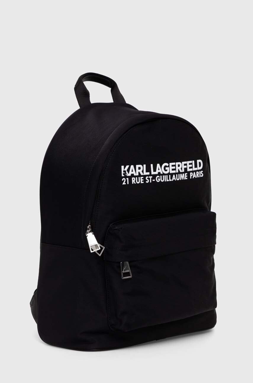 Рюкзак Karl Lagerfeld жіночий колір чорний великий однотонний