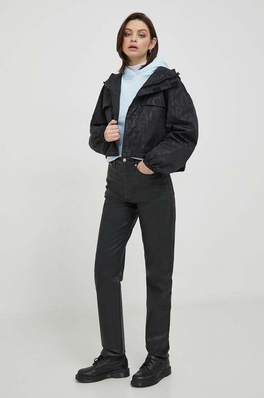 Джинси Calvin Klein Jeans жіночі колір чорний