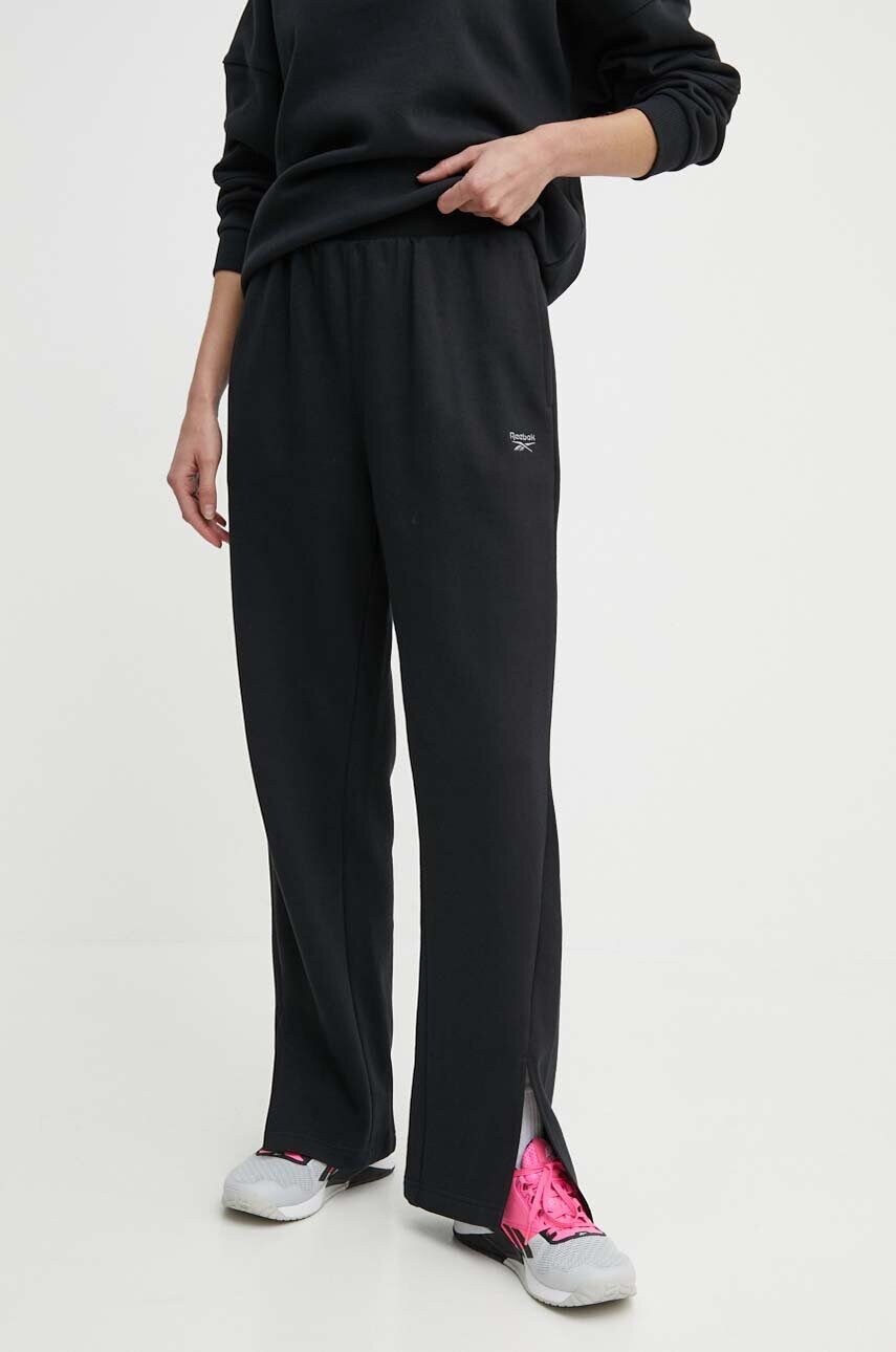 Спортивні штани Reebok Classic Wardrobe Essentials колір чорний однотонні 100075540