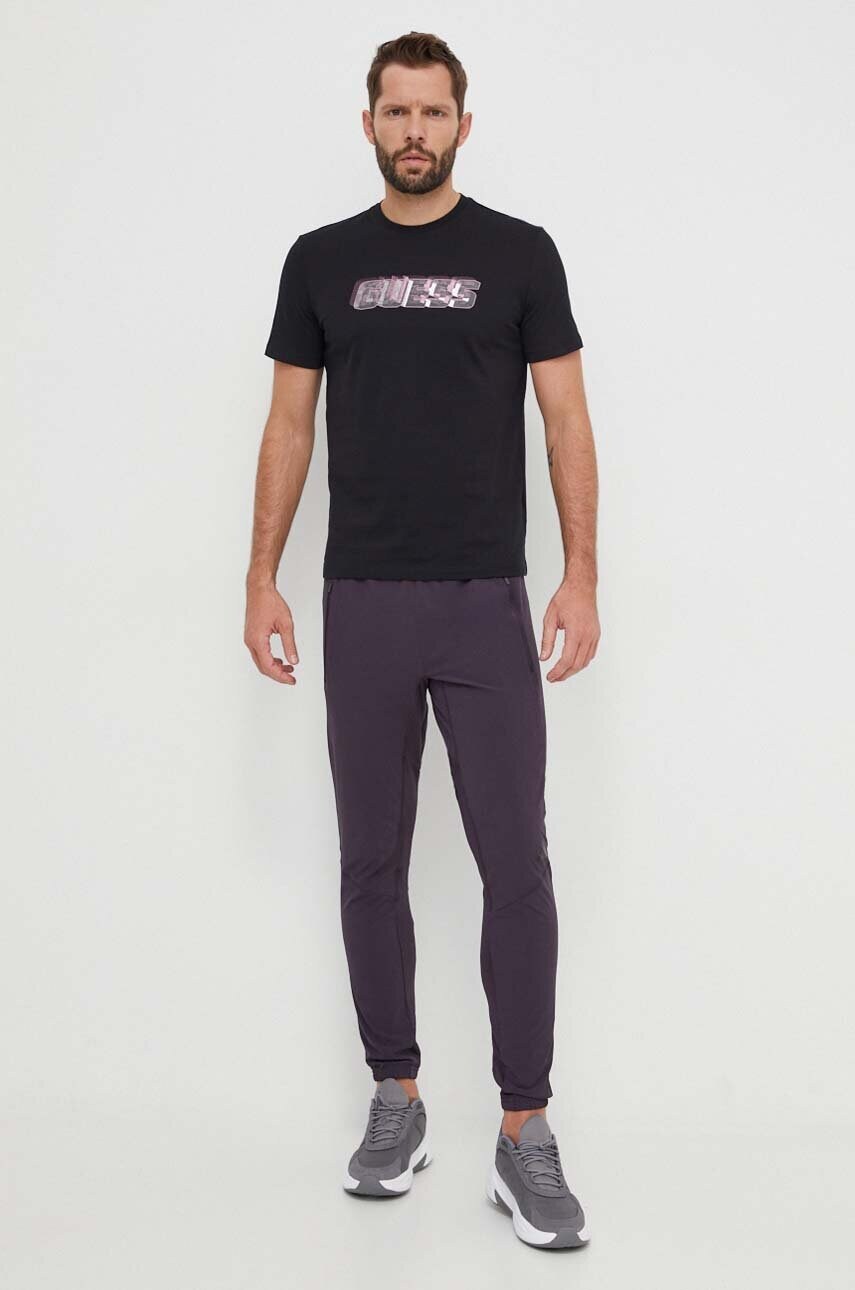 Штани для тренувань adidas Performance D4T колір фіолетовий однотонні