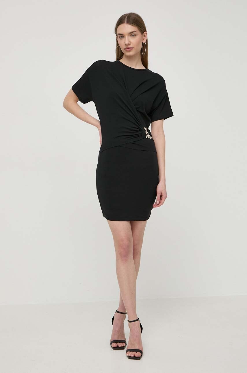 Сукня Patrizia Pepe колір чорний mini облягаюча 2A2760 J206