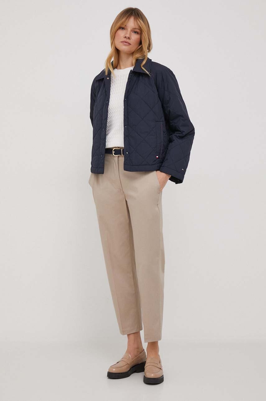 Бавовняний светр Tommy Hilfiger колір білий легкий WW0WW41142