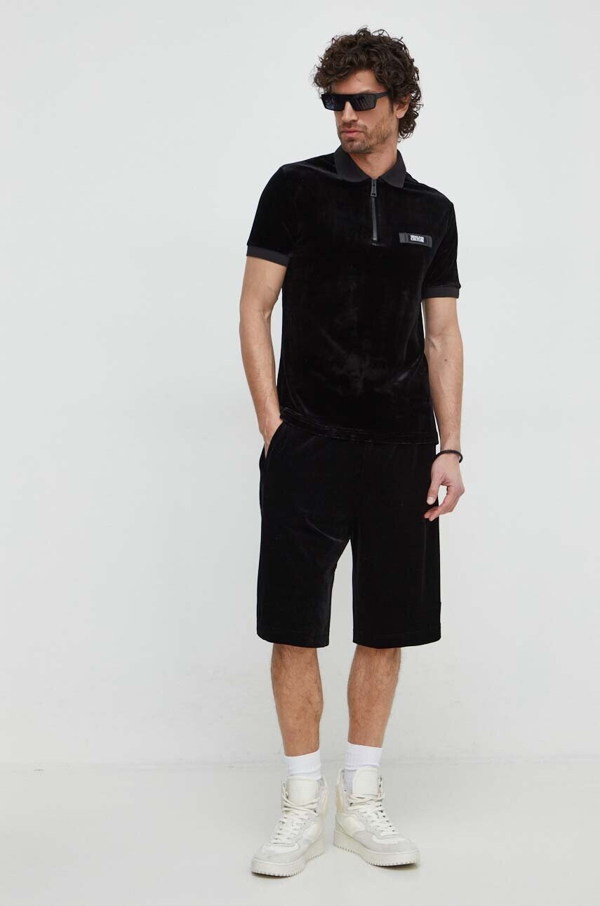 Шорти Versace Jeans Couture чоловічі колір чорний