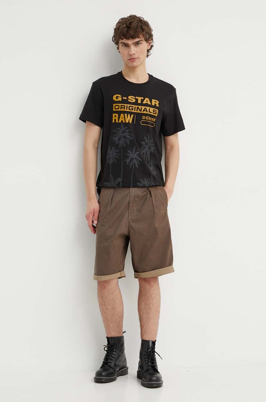 Шорти G-Star Raw чоловічі колір коричневий