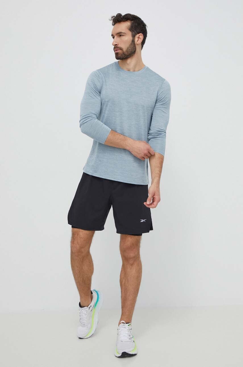 Шорти для бігу Reebok колір чорний 100075620